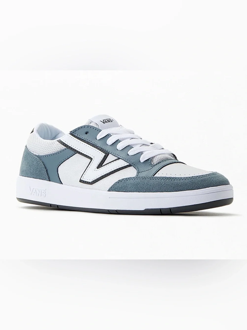 Vans Lowland CC Freshman Shoes Stormy Weather Mens 9 Womens 10.5 Blue/Gray White